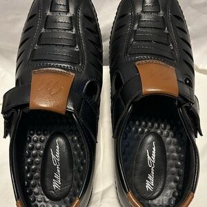 NWOB Men’s Fisherman Million Trees Shoe Sandal Dressy and Casual Black Size 8.5